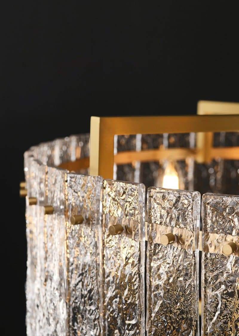 Classic Moire Crystal Round Chandelier-Vancei