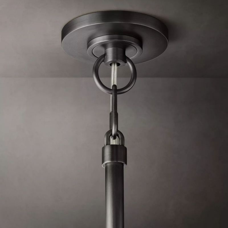 Balle Smoke Crystal Oval Chandelier 72"-Vancei