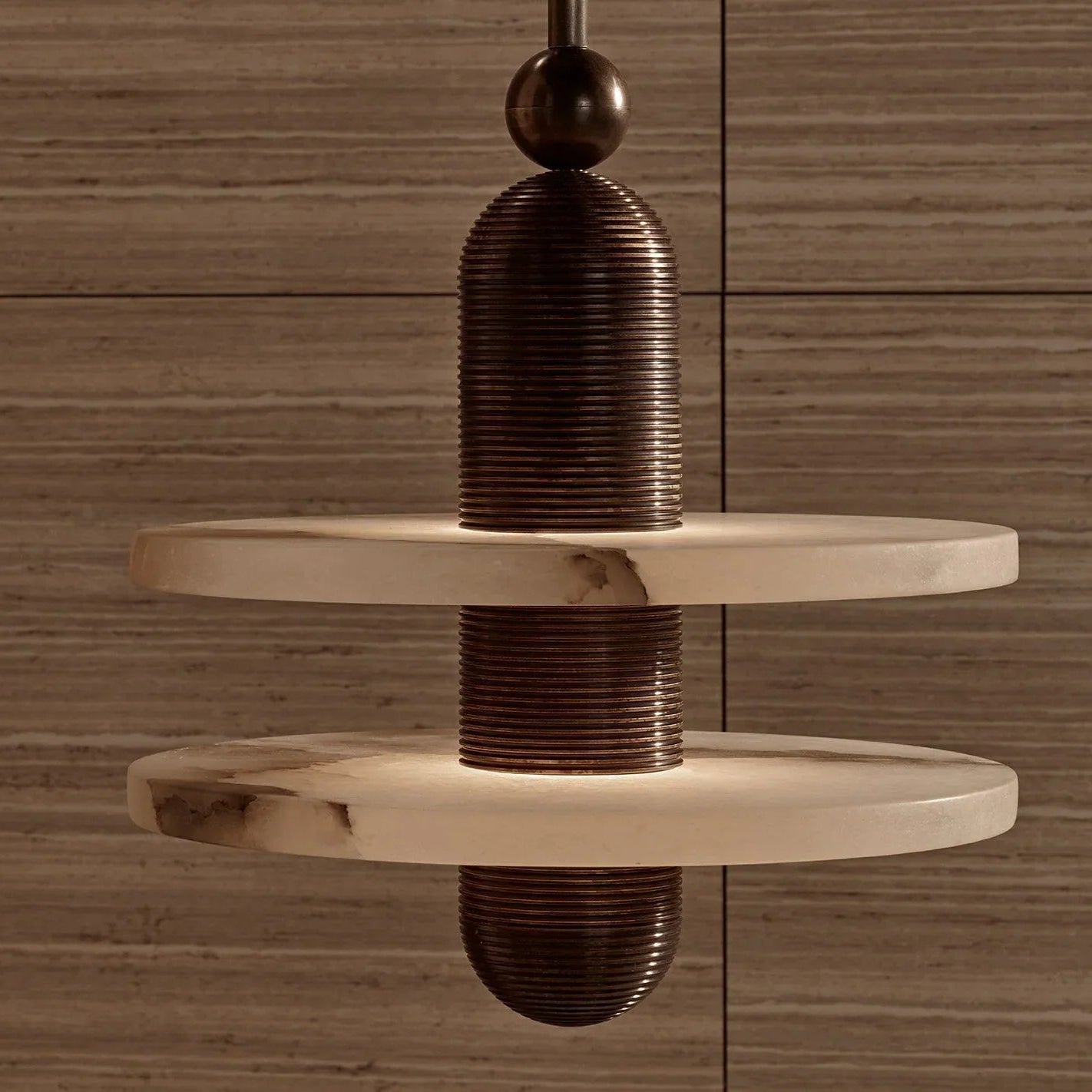 Median Alabaster Mono 2 Pendants