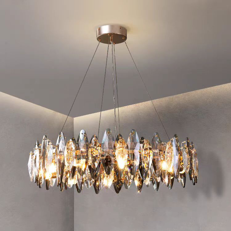 Flor Crystal  Round Chandelier-Vancei