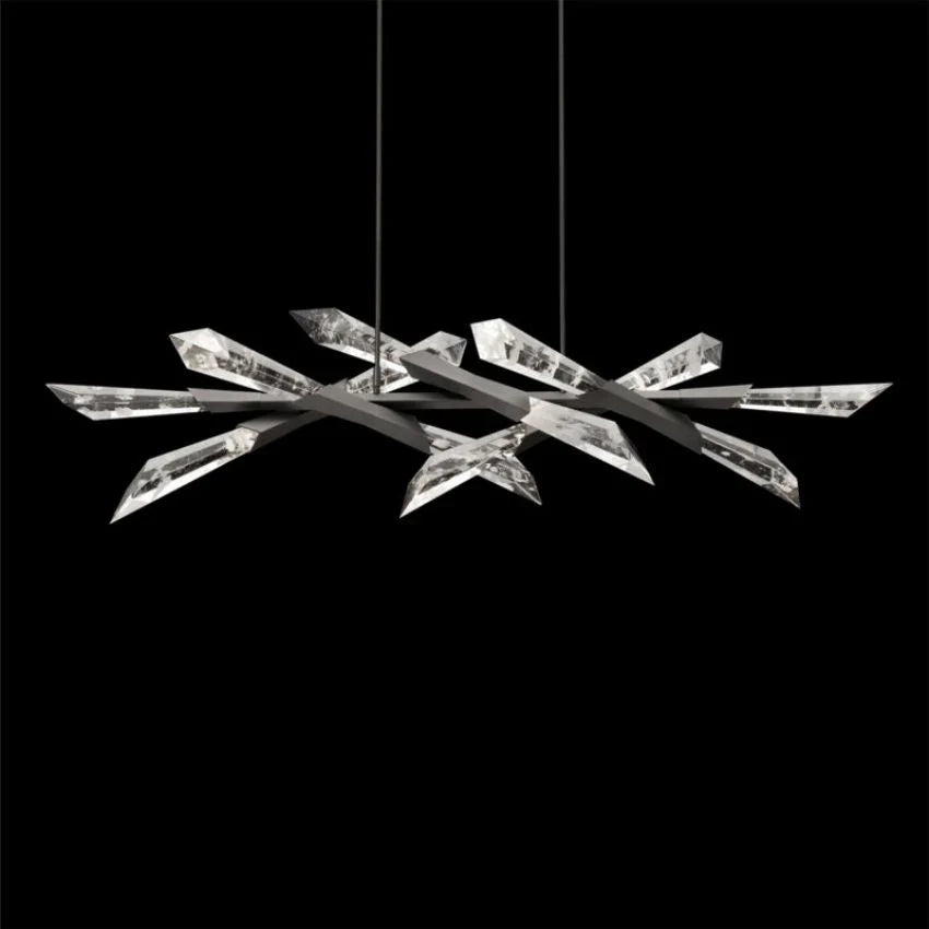 Solitude Rectangular Chandelier 60"