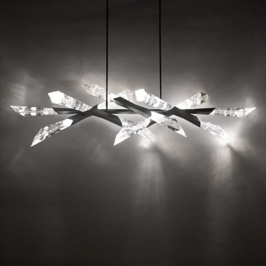 Solitude Rectangular Chandelier 60"