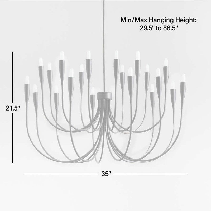 Liona Candelabra Chandelier Light-Vancei