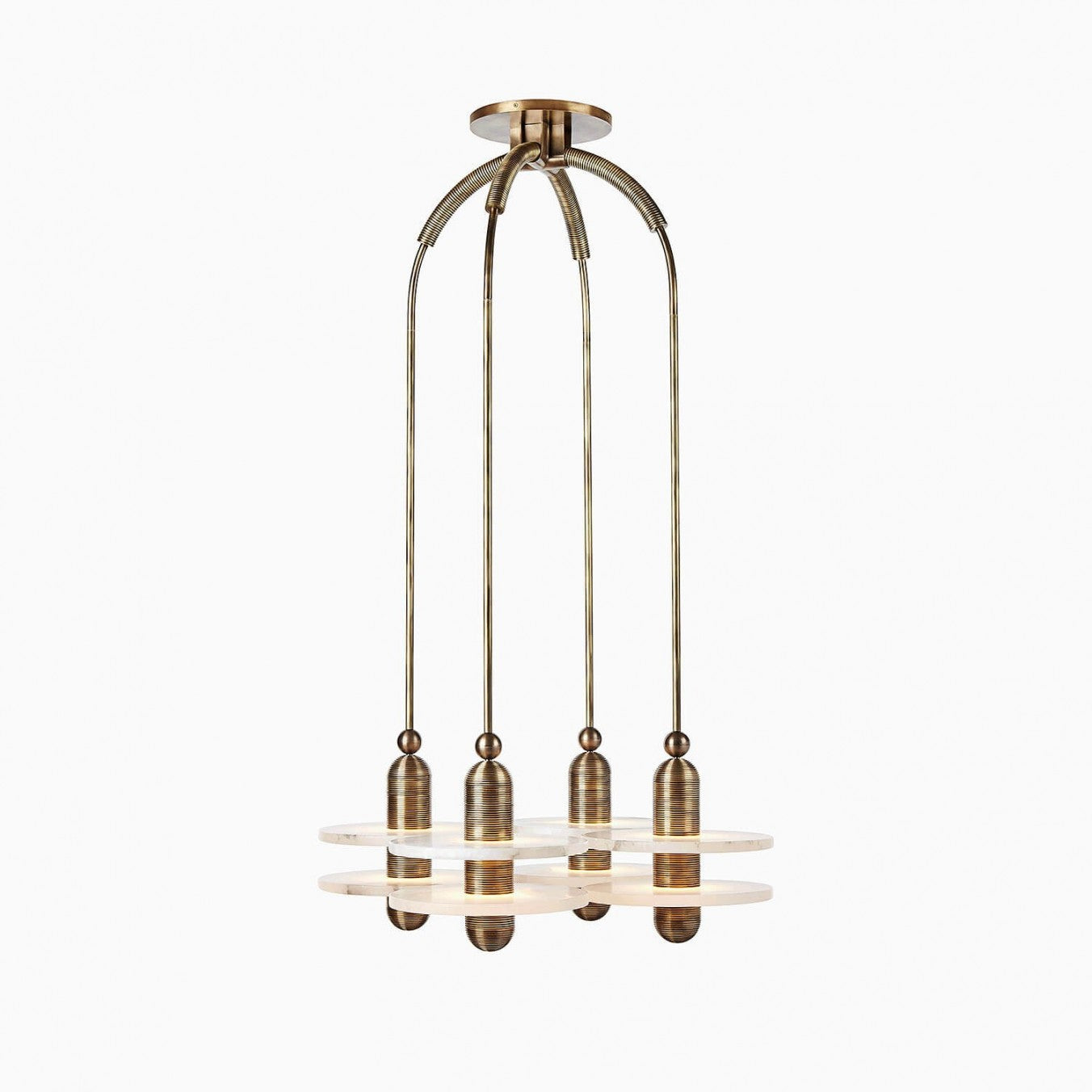 Median Alabaster Mono 4 Pendants