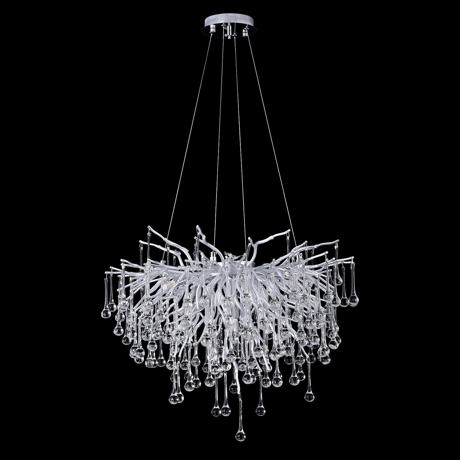 Doris Rain Branch Chandelier Dia 23.5" Silver-Vancei