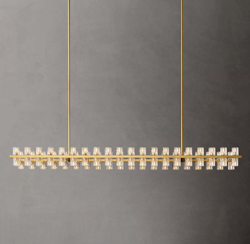 Arcachon Crystal Rectangular Chandelier48" 54" 72"