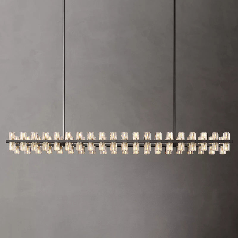 Arcachon Crystal Rectangular Chandelier48" 54" 72"