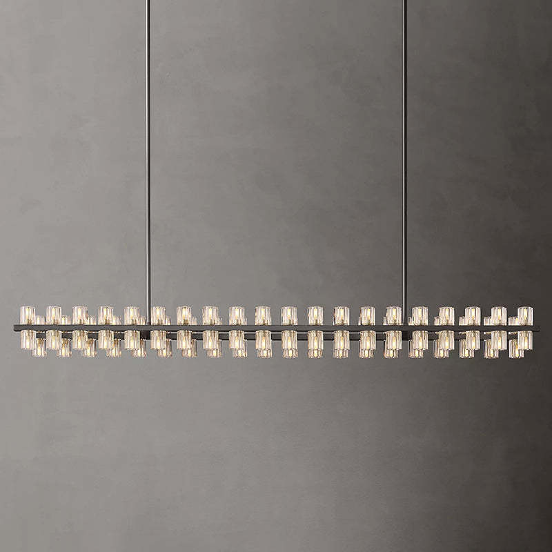 Arcachon Crystal Rectangular Chandelier48" 54" 72"