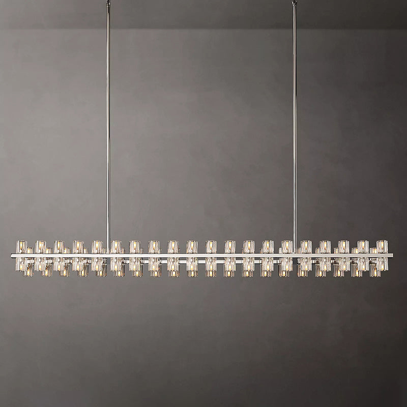 Arcachon Crystal Rectangular Chandelier48" 54" 72"
