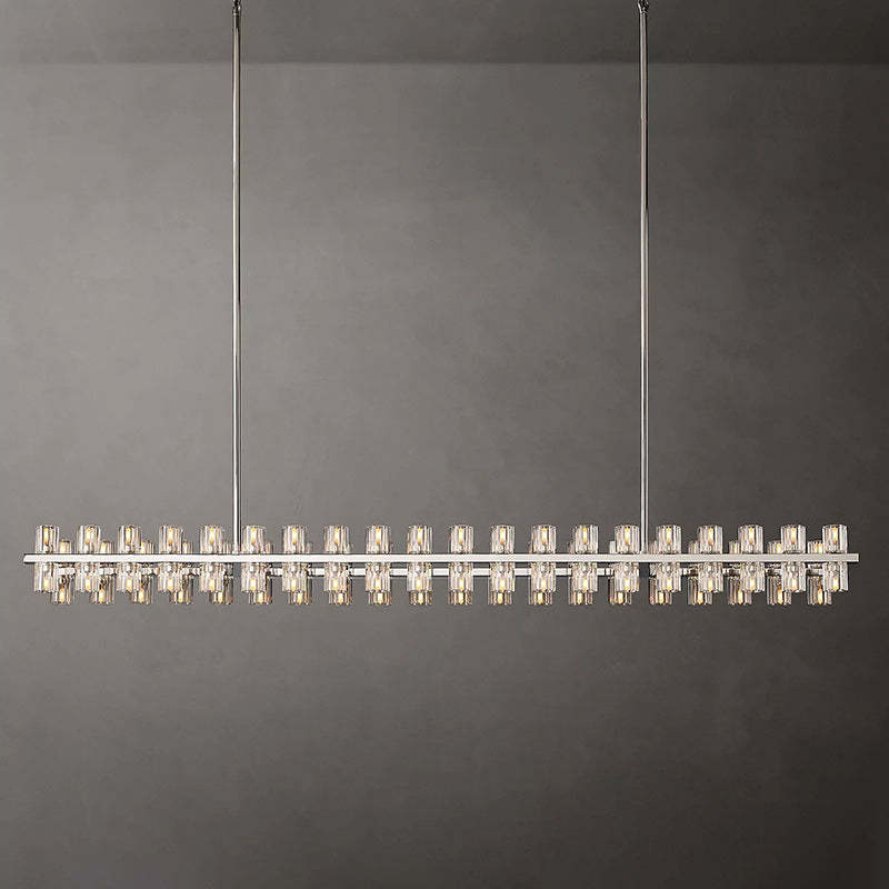 Arcachon Crystal Rectangular Chandelier48" 54" 72"