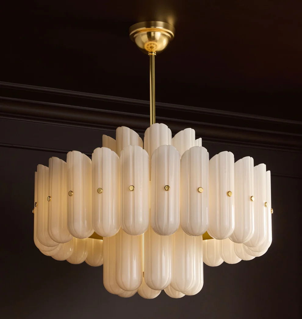 Lorna LED Double Tier Chandelier 25" 35" 46"