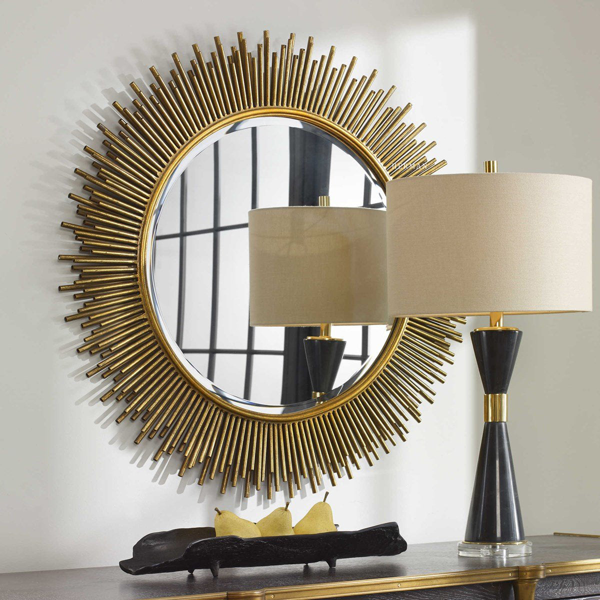 Althely Brass Wall Mirror