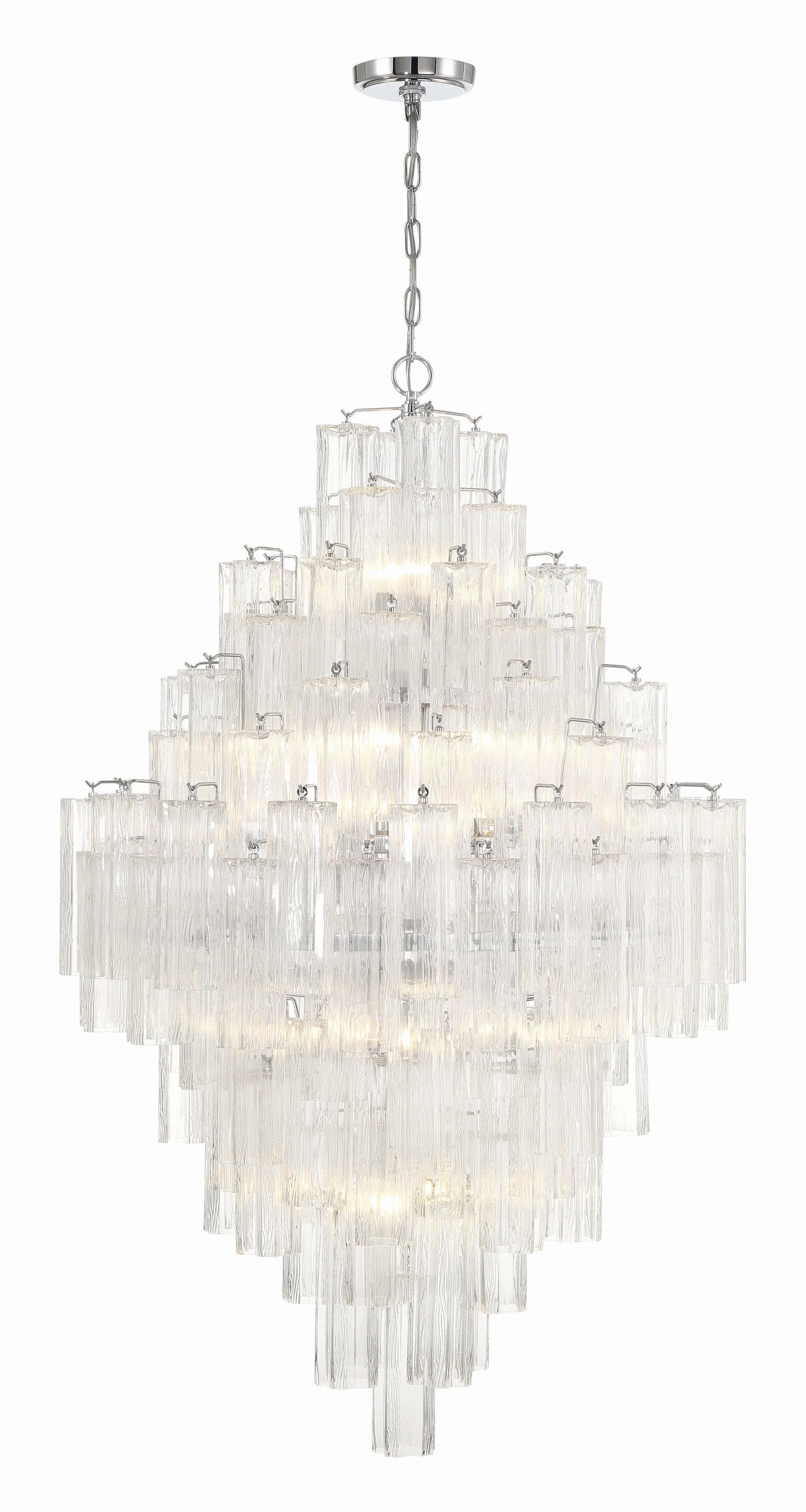 Addis Diamond Chandelier 49''H-Vancei