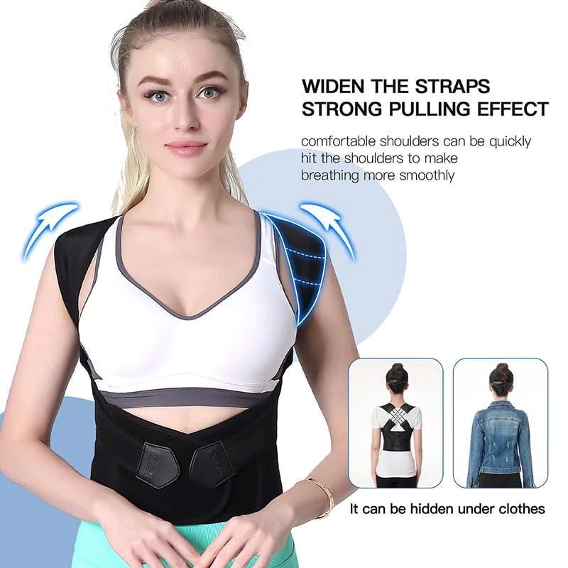 Adjustable Ergonomic Posture Corrector – All-Day Support