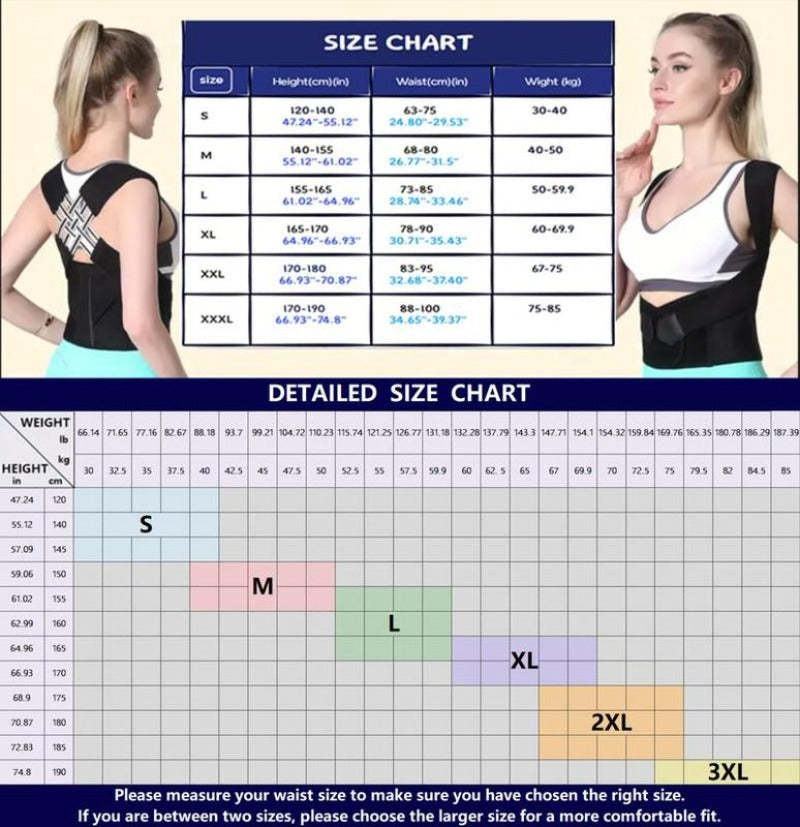 Adjustable Ergonomic Posture Corrector – All-Day Support