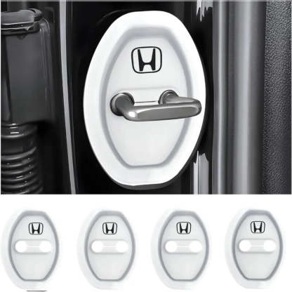 Universal Silicone Car Door Latch Covers - 4PCS Anti-Rust Noise Dampers