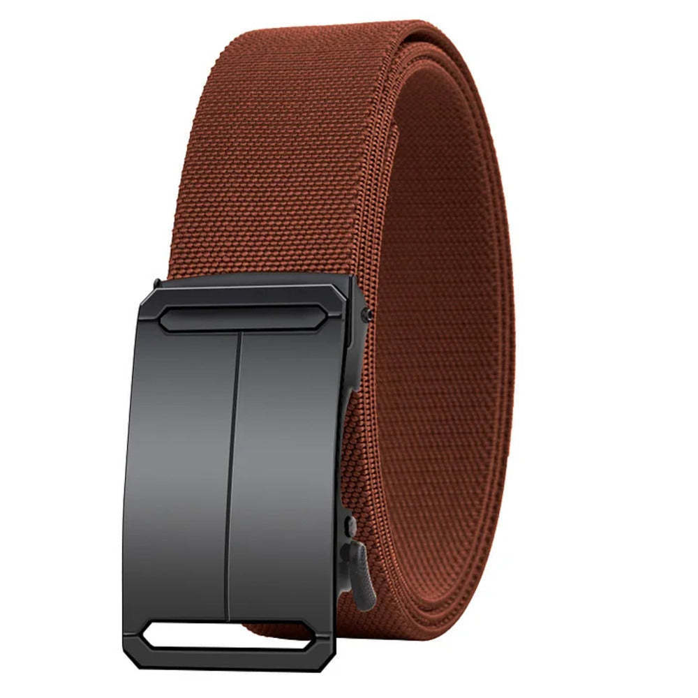 Stretch-Fit Tactical Belt – Ultra-Light Ratchet Web Belt for Outdoor, Work & EDC