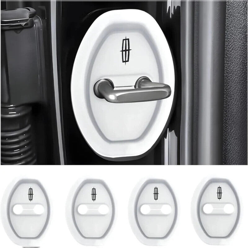 Universal Silicone Car Door Latch Covers - 4PCS Anti-Rust Noise Dampers