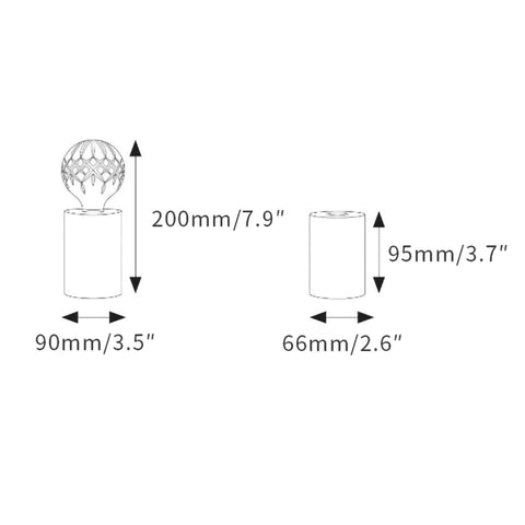 Crystal Bulb LED Pendant Lamp