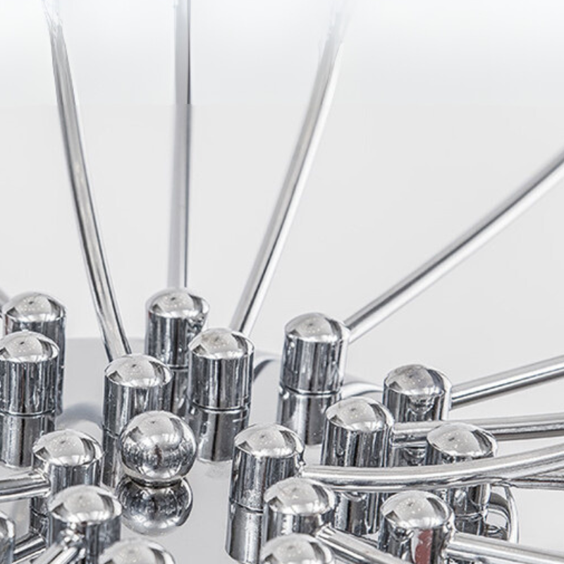 Madina Art Deco Starry Metal Glass Flush Mount Ceiling Light