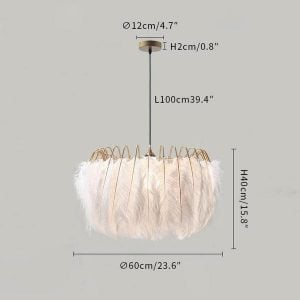 Feather Pendant Lamp