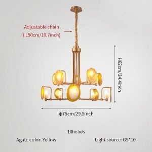 Agate Chandelier
