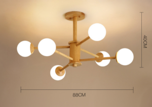 LIGN Wooden Molecular Light