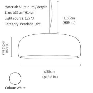 Smithfield Suspension ceiling light