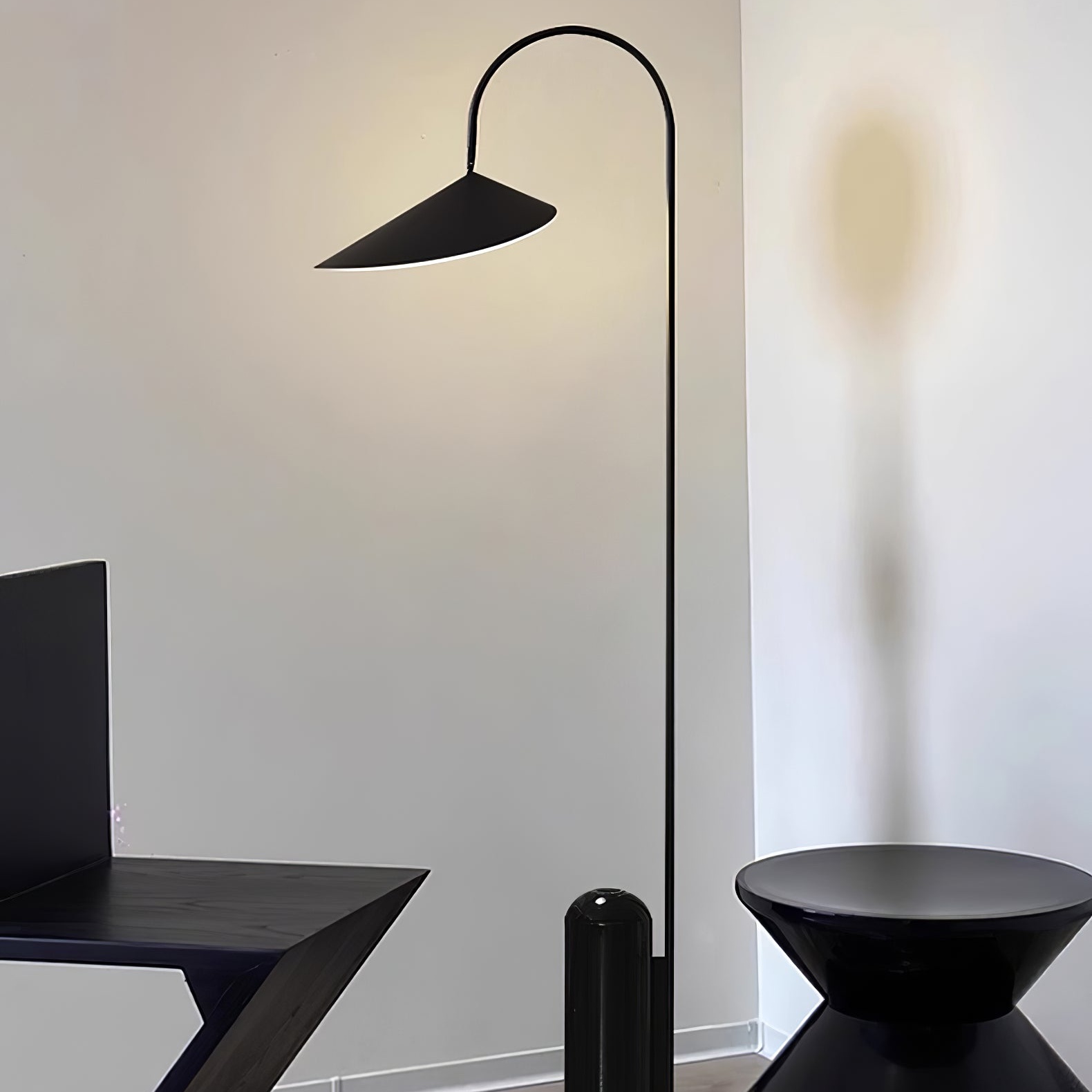 Arum Marble Base Conical Cover Floor Lamp G66