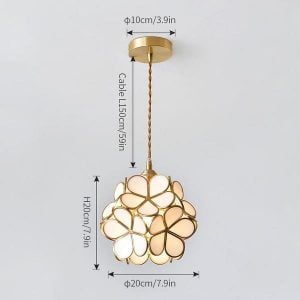 Glass Petal Pendant Lights