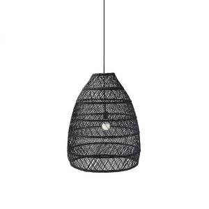 Wicker pendant lamp