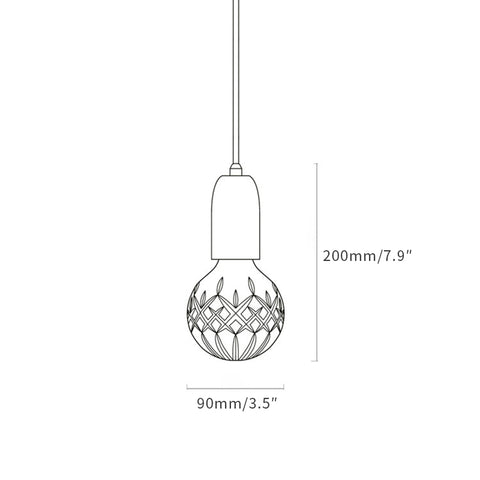 Crystal Bulb LED Pendant Lamp