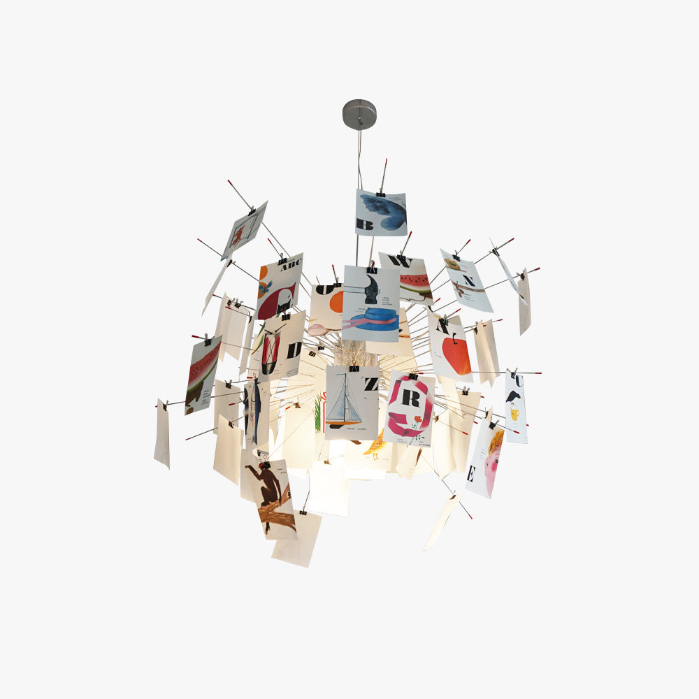 Renée Picture pendant light, 3 color temperatures switchable