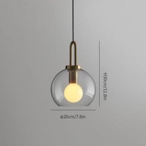 Glass Pendant Light