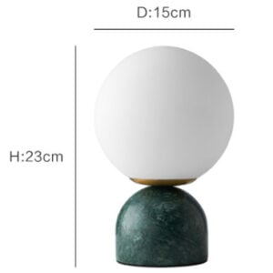 Marble table lamp