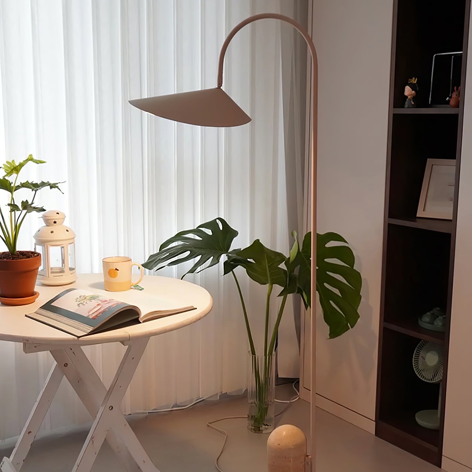 Arum Marble Base Conical Cover Floor Lamp G66