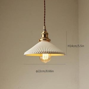 Sjöborre art deco pendant light