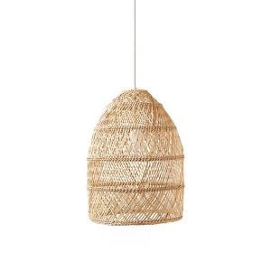 Wicker pendant lamp
