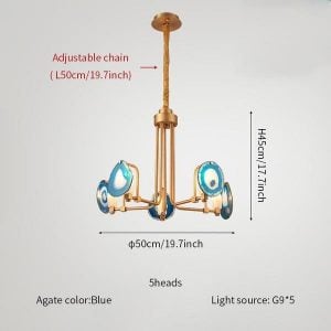 Agate Chandelier