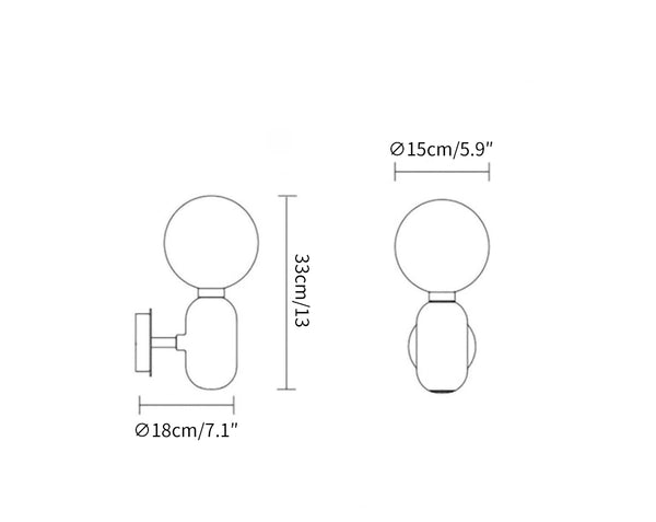 Aballs Wall lamp