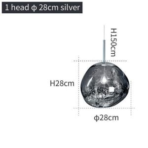 Lampada a sospensione Melt