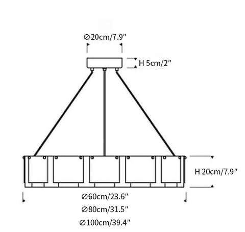 Stratos LED Chandelier