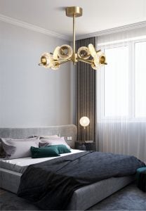 Brass Crystal LED Chandeliers
