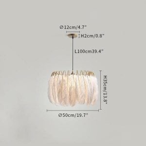 Feather Pendant Lamp