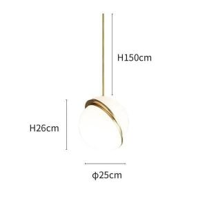 Crescent pendant Lamp