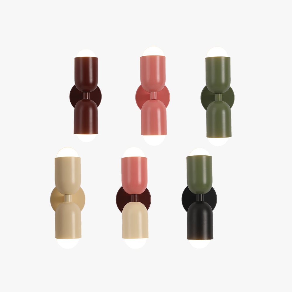 Morandi double-headed wall lamp