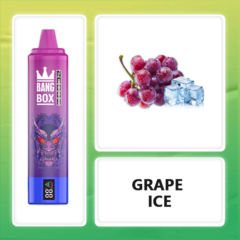 BANG BOX 20000 Puffs Double Flavor Disposable Vape - Grape Ice