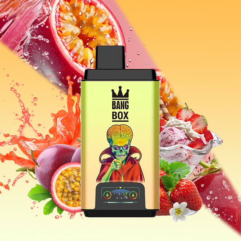 BANG BOX 50000 Puffs Double Flavor Disposable Vape-Strawberry Ice & Passion Fruit