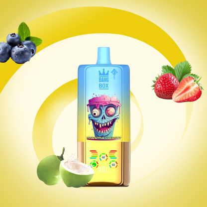 BANG BOX 80000 Puffs 3 in1 Flavor Disposable Vape - Pineapple Coconut + Strawberry Raspberry Candy + Blue Razz Ice