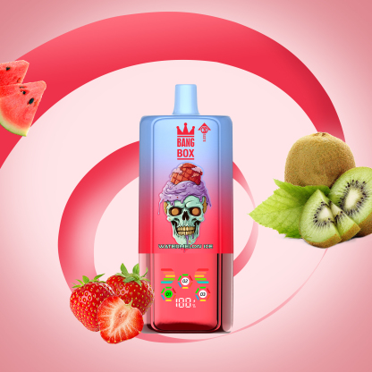 BANG BOX 80000 Puffs 3 in1 Flavor Disposable Vape - Watermelon Ice + Red Bull + Strawberry Kiwi